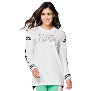 Zumba X Crayola Colour Me Cumbia Long Sleeve Top (Special Order)