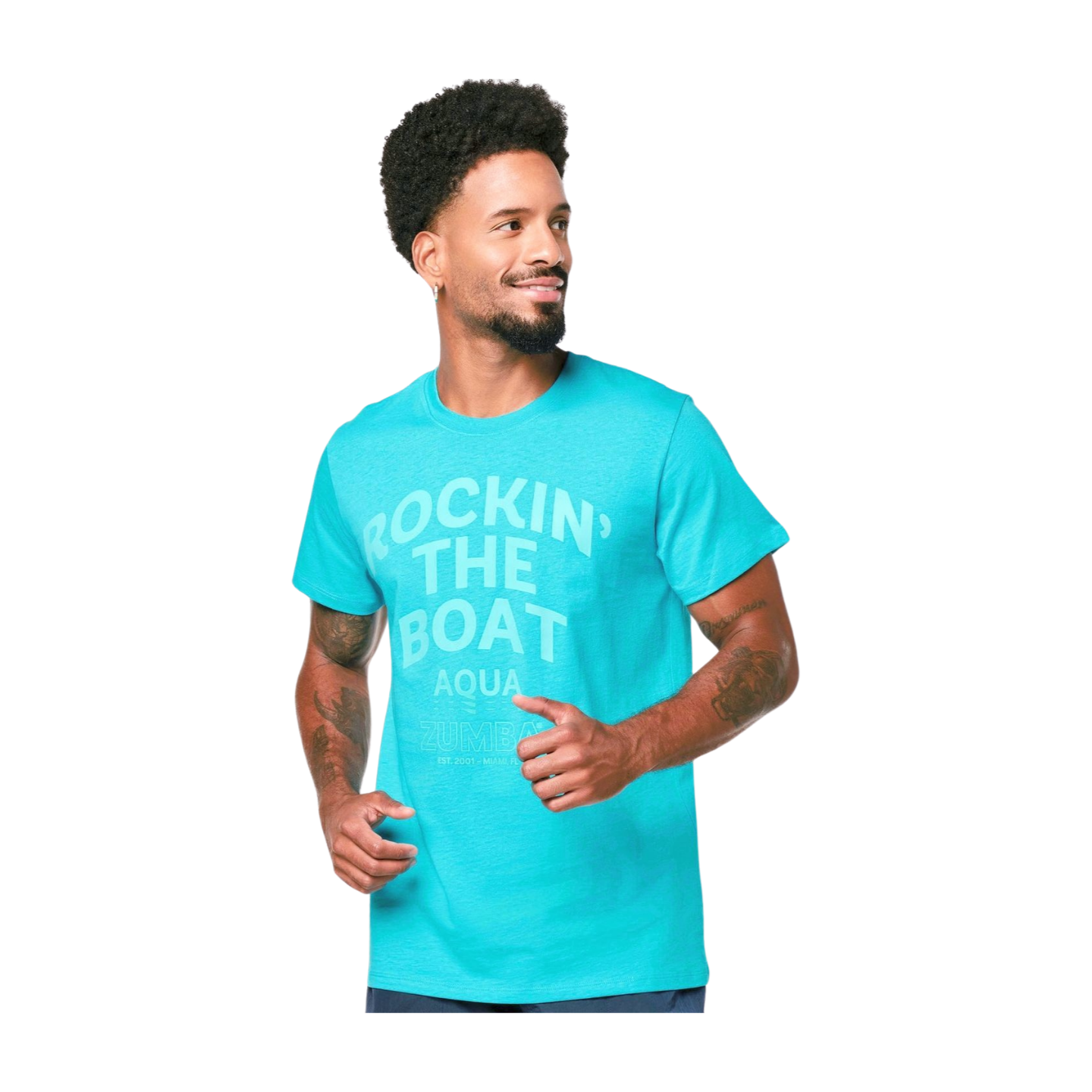 Aqua Zumba Instructor Crew Neck Tee