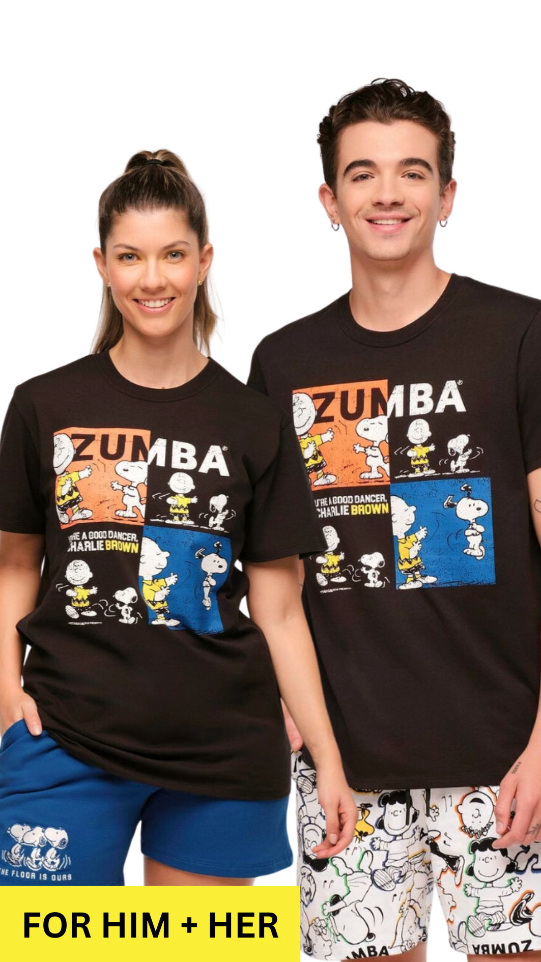 Zumba X Peanuts Crew Neck Tee (Special Order)