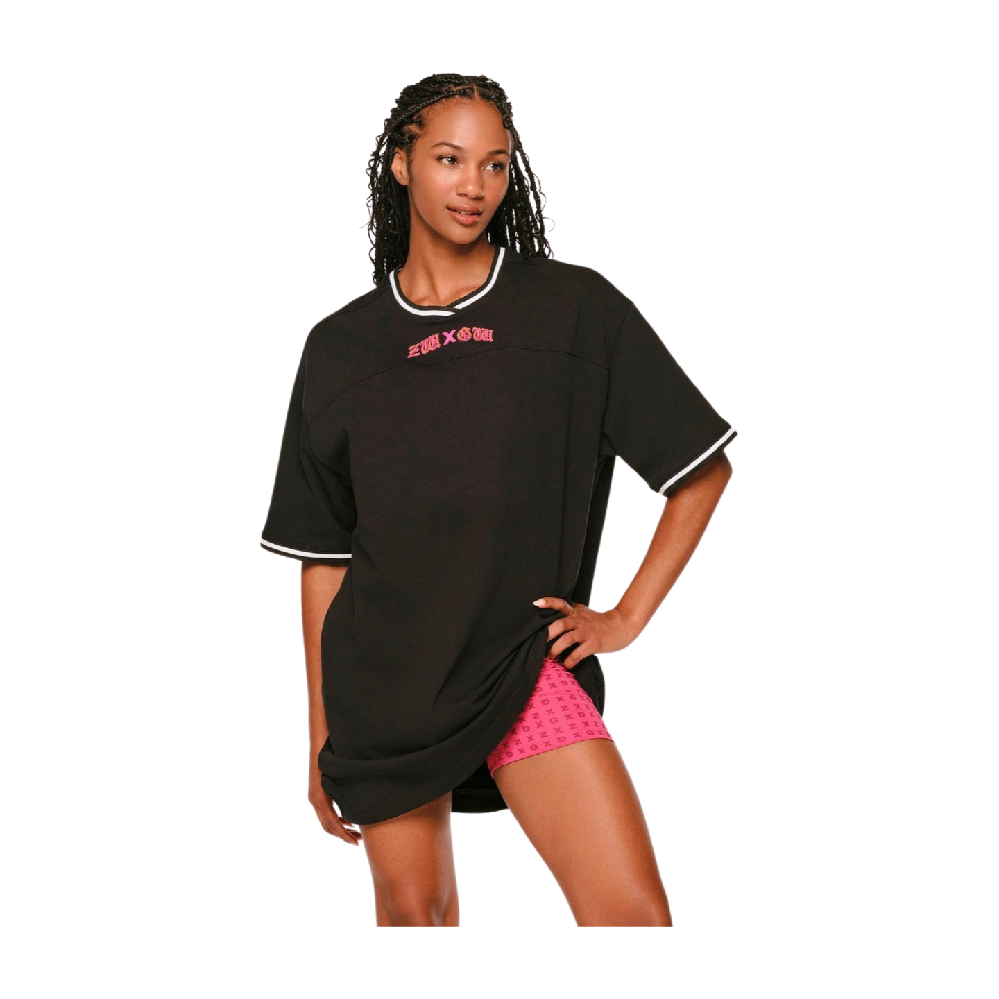 ZW X GW Unisex Extra Long Oversized Tee (Special Order)