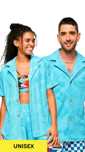 Zumba Rays Terry Button Down