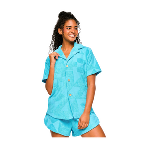 Zumba Rays Terry Button Down