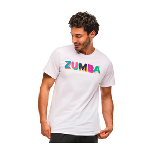 Zumba Multicolour Crew Neck Tee