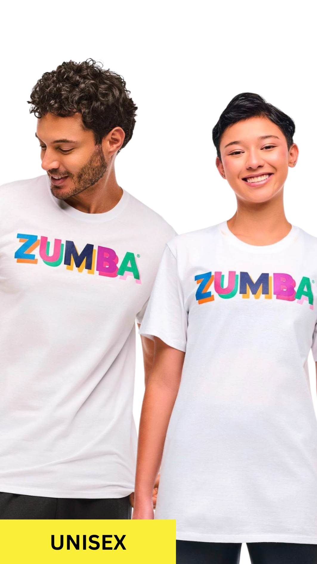 Zumba Multicolour Crew Neck Tee