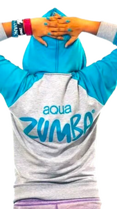 Aqua Instructor Zip Up Hoodie
