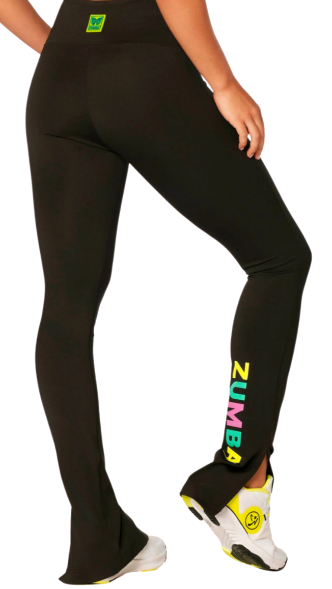 Zumba Ruched High Waisted Bootcut Leggings