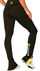 Zumba Ruched High Waisted Bootcut Leggings