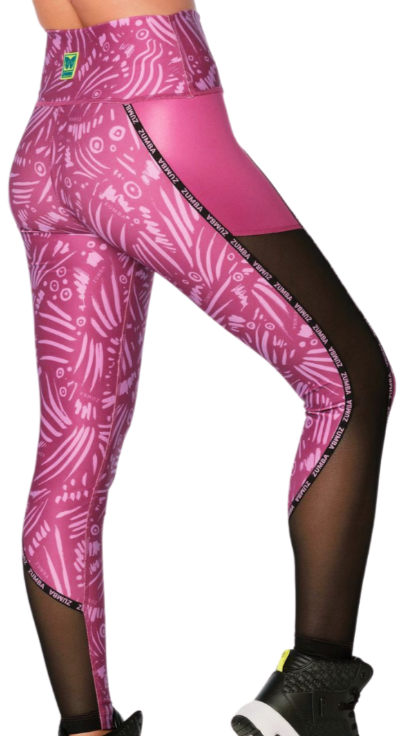 Zumba Butterfly High Waisted Ankle Leggings (Special Order)