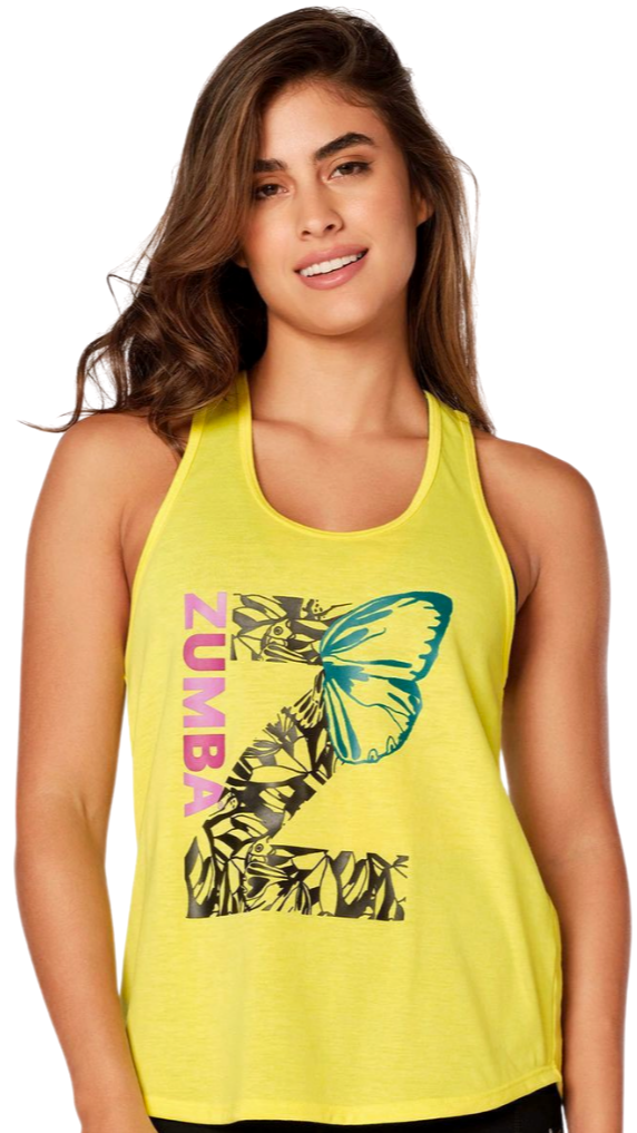 Zumba Butterfly Tank (Special Order)