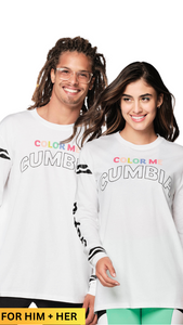 Zumba X Crayola Colour Me Cumbia Long Sleeve Top (Special Order)