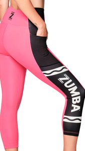 Zumba X Crayola Dance In Colour High Waisted Crop Leggings (Special Order)