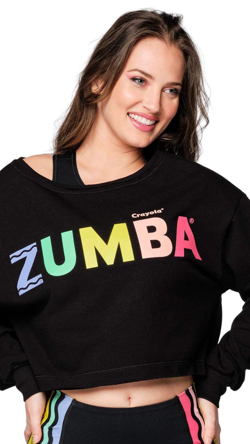 Zumba X Crayola Dance In Colour Long Sleeve Top