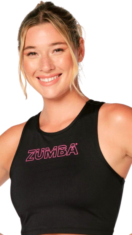 Zumba Always High Crop Tank (Special Order)