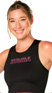 Zumba Always High Crop Tank (Special Order)