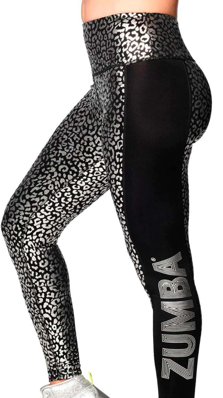 Glow With The Flow High Waisted Foil Leggings