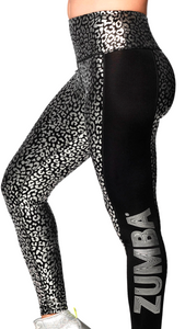 Glow With The Flow High Waisted Foil Leggings
