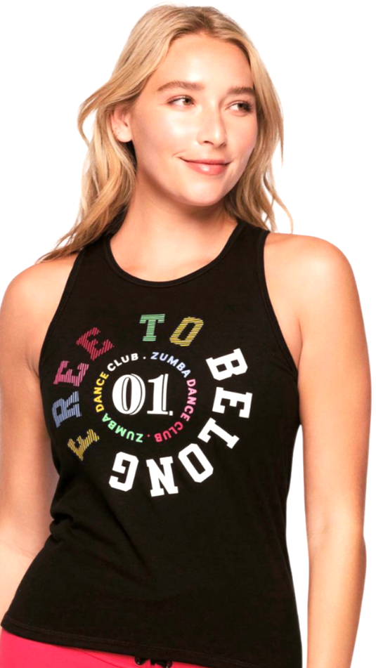 Free To Belong High Neck Tank