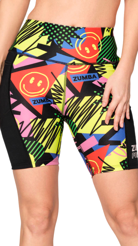 Generation Zumba High Waisted Biker Shorts (Special Order)