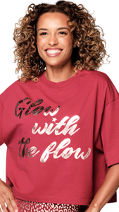 Glow With The Flow Boxy Crop Top (Special Order)