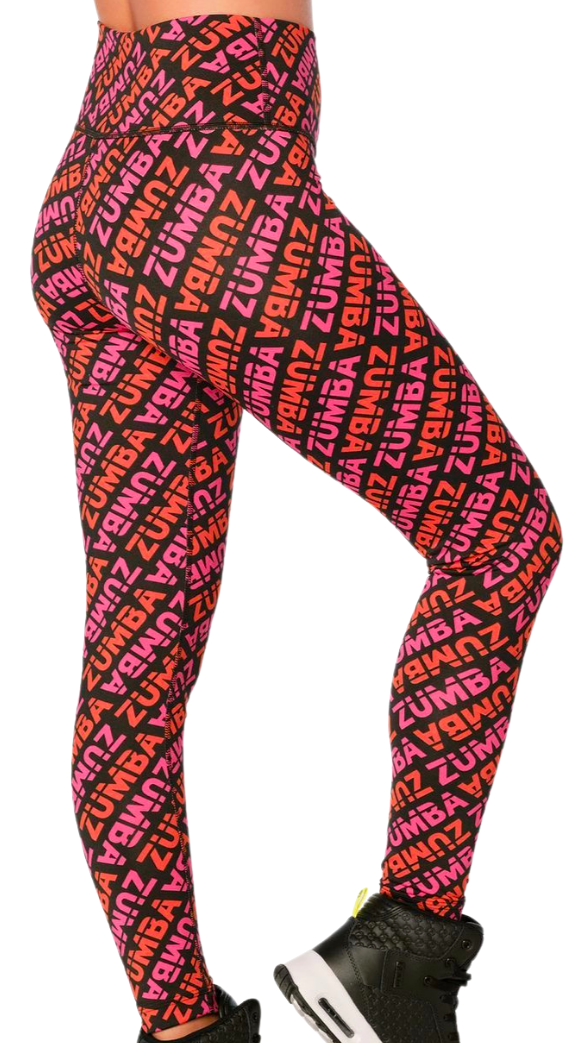 Zumba Infinity High Waisted Ankle Leggings (Special Order)
