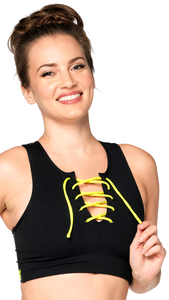 Zumba Happy Lace Up Bra (Special Order)