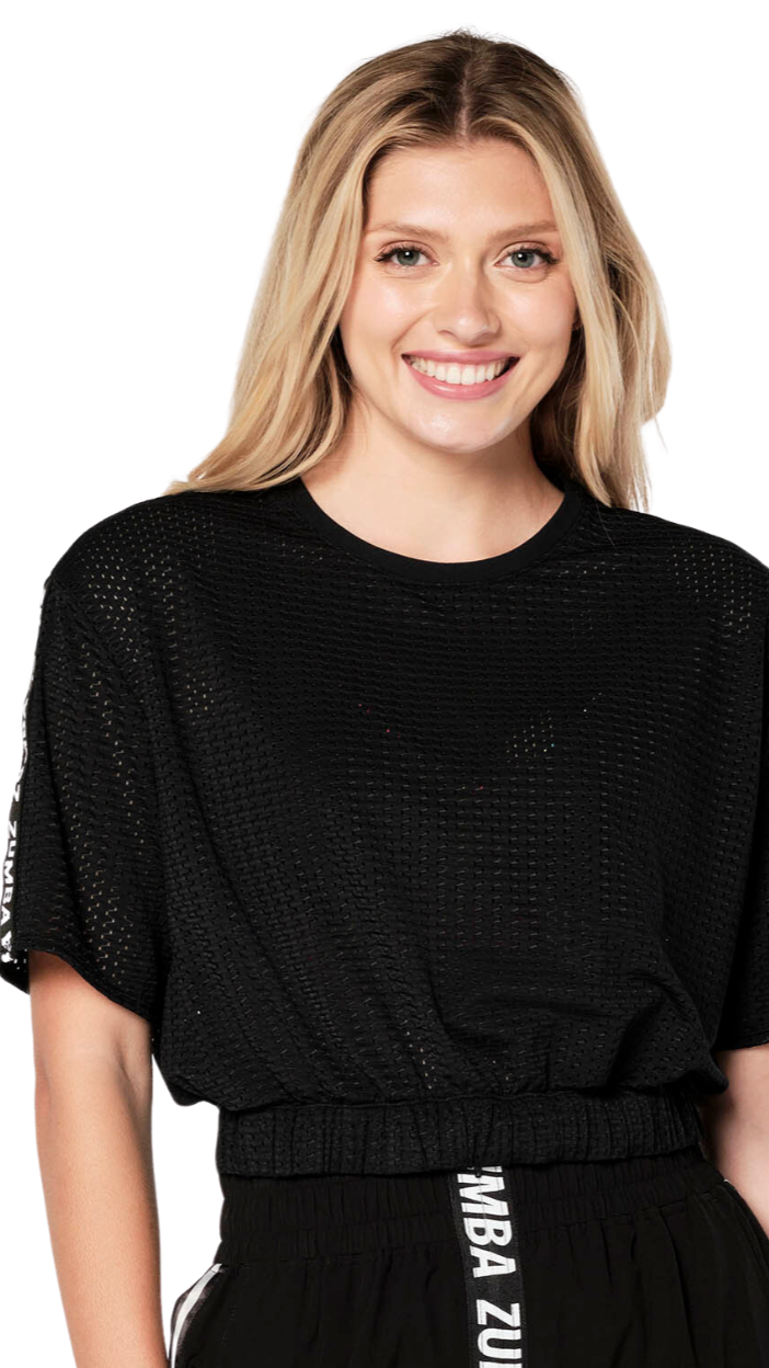 Creatives Unite Mesh Crop Top