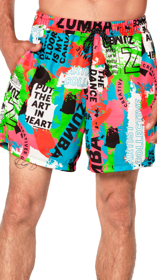 Free To Create Mesh Shorts