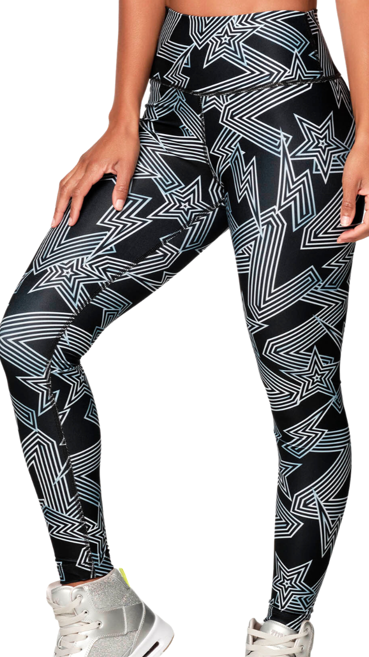 Zumba Roller Derby High Waisted Leggings