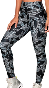 Zumba Roller Derby High Waisted Leggings