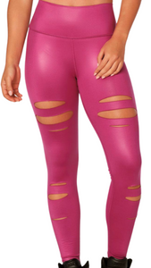 Zumba Transform High Waisted Slashed Ankle Leggings (Special Order)