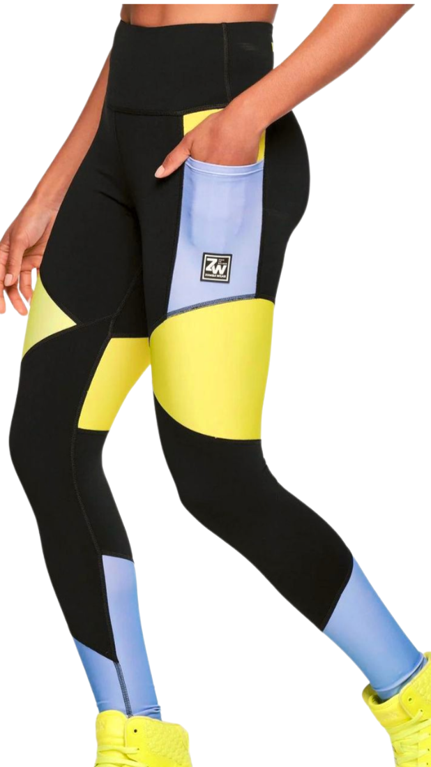 Yellow and black nike 2025 leggings