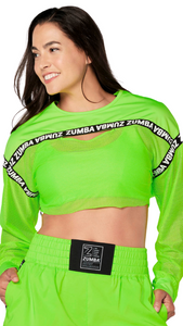 Creatives Unite Long Sleeve Mesh Top