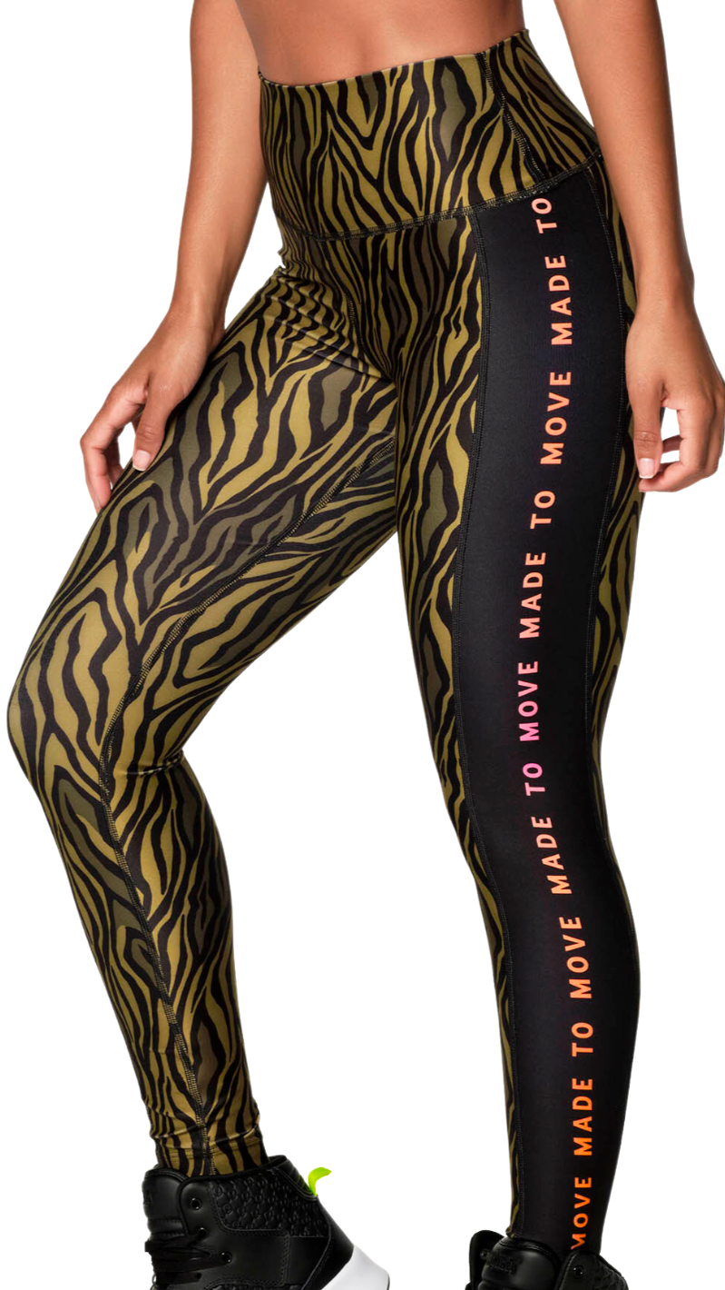 Zumba Wild High Waisted Ankle Leggings (Special Order)