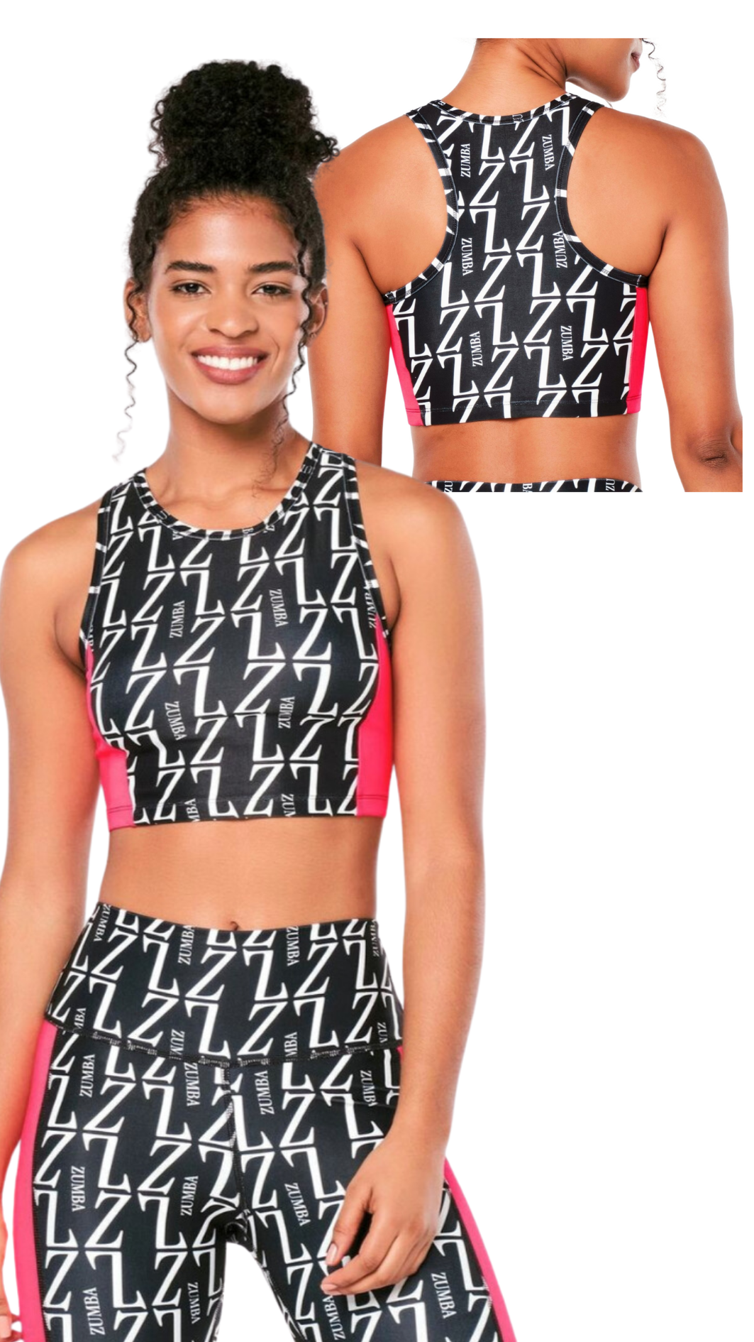 Zumba Prep High Neck Crop Tank (Special Order)