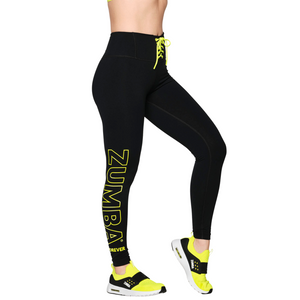 Zumba Forever Laced Up High Waisted Ankle Leggings (Special Order)