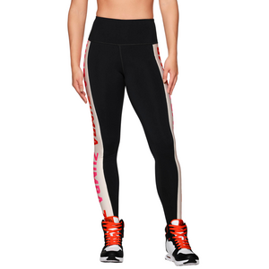 Zumba Forever High Waisted Panel Ankle Leggings (Special Order)