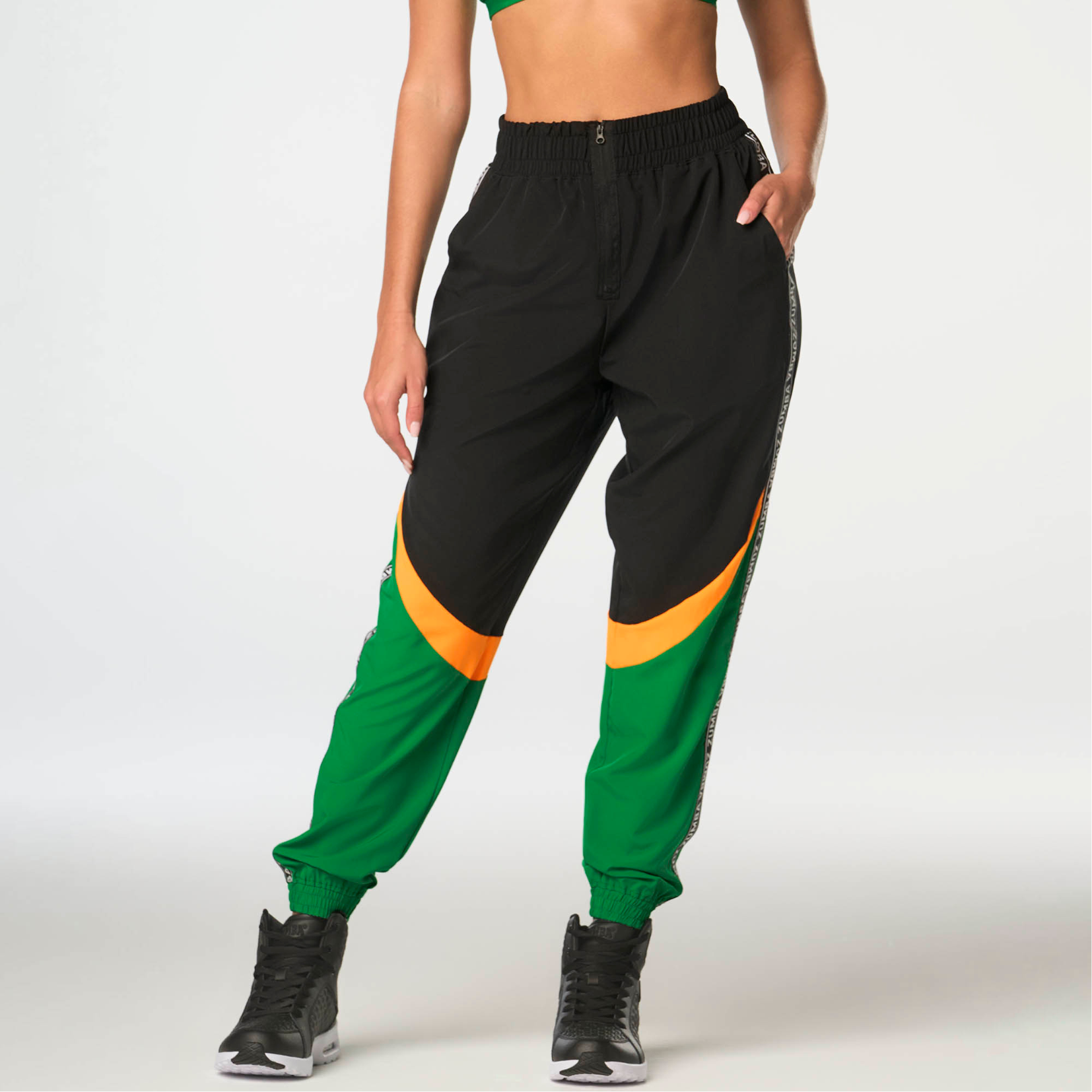 Zumba Sunset High Waisted Track Pants (Special Order)