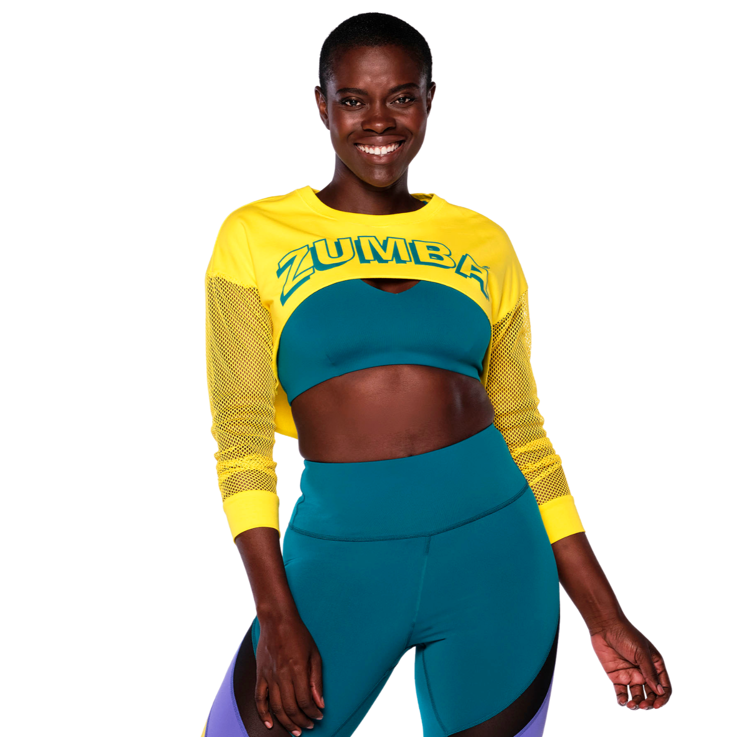 Zumba In Motion Long Sleeve Crop Top (Special Order)