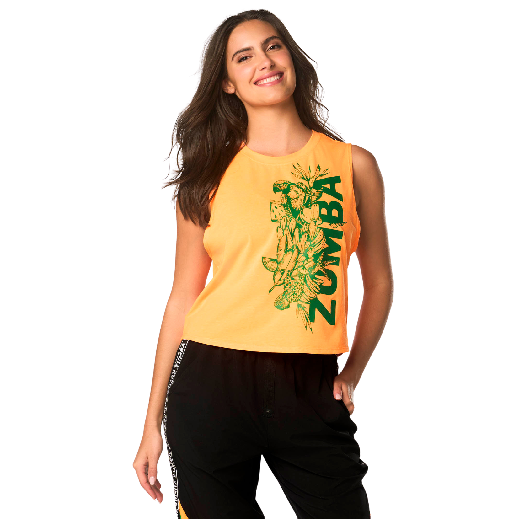 Zumba Tropics High Neck Muscle Tank (Special Order)