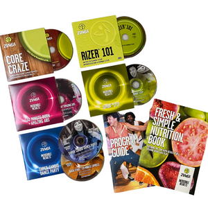 Zumba Incredible Results DVD Set & Program Guide & Eating Plan Zumba Incredible Results DVD Set & Program Guide & Eating Plan
