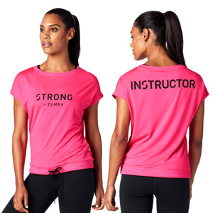 Strong By Zumba Instructor Drawstring Top