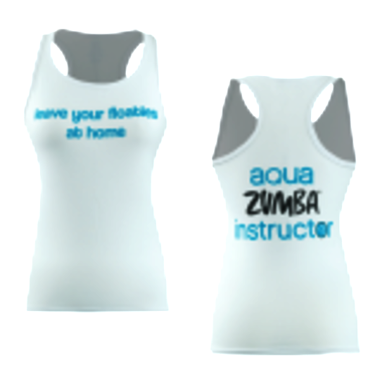 Floaties Aqua Zumba Instructor Racerback