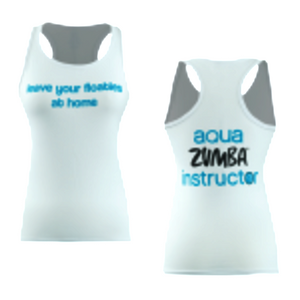 Floaties Aqua Zumba Instructor Racerback