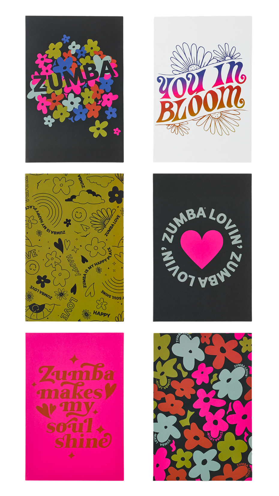 Zumba Lovin' Greeting Cards 6PK