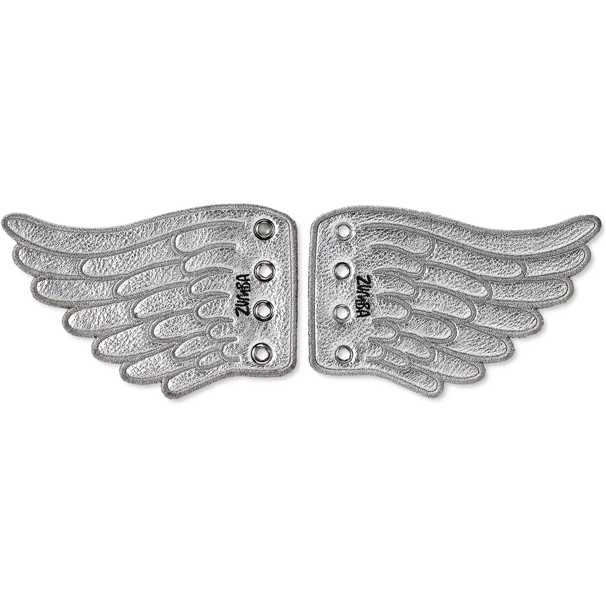 Zumba Wing Shoe Charms - Silver